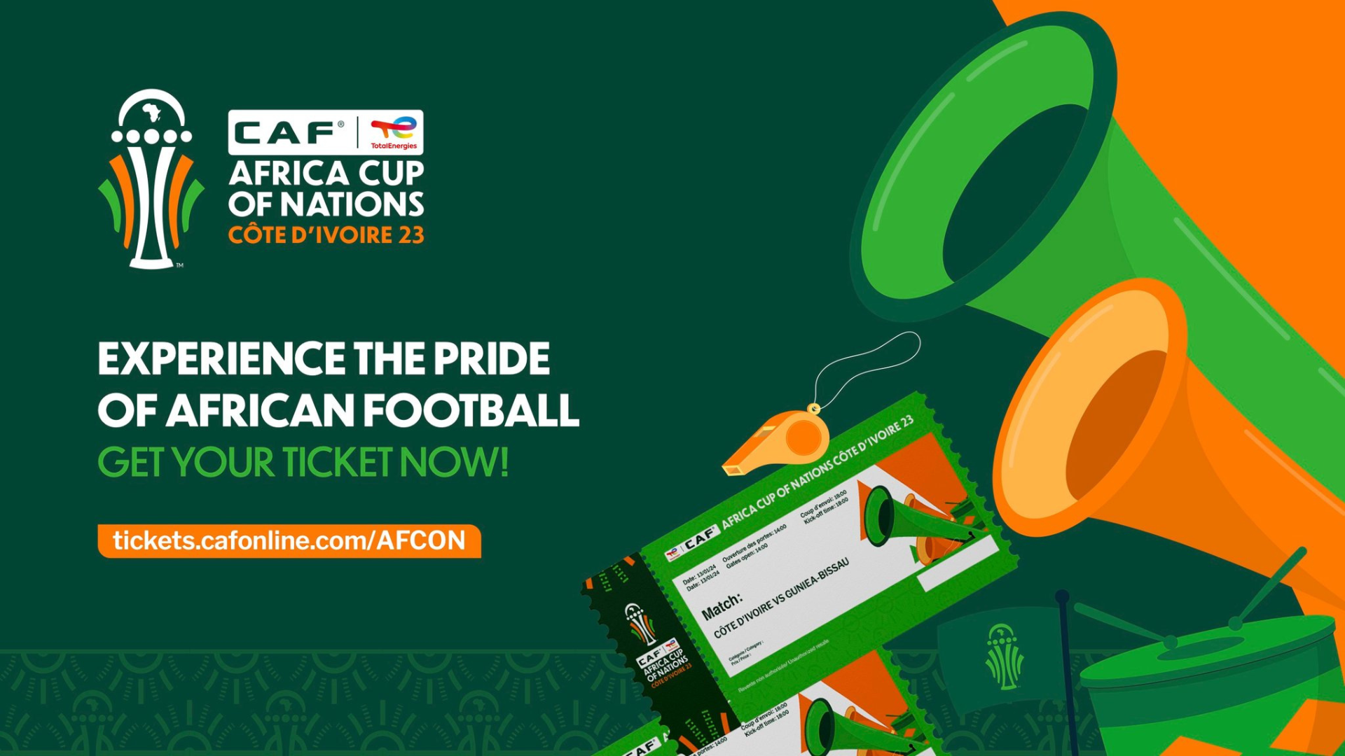 CAF launches another Ticket Sales phase for TotalEnergies Africa Cup of