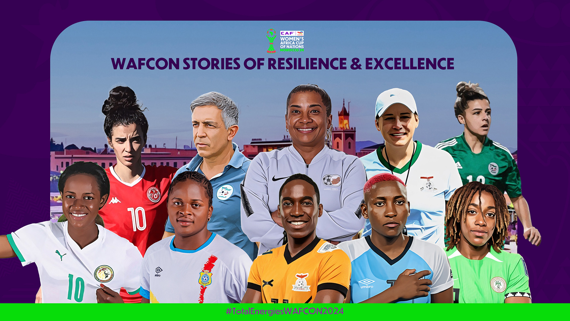 Barbra Banda, Jennifer Echegini, Dr Desiree Ellis and others share their inspirational TotalEnergies CAF Women's Africa Cup of Nations stories in special media pack
