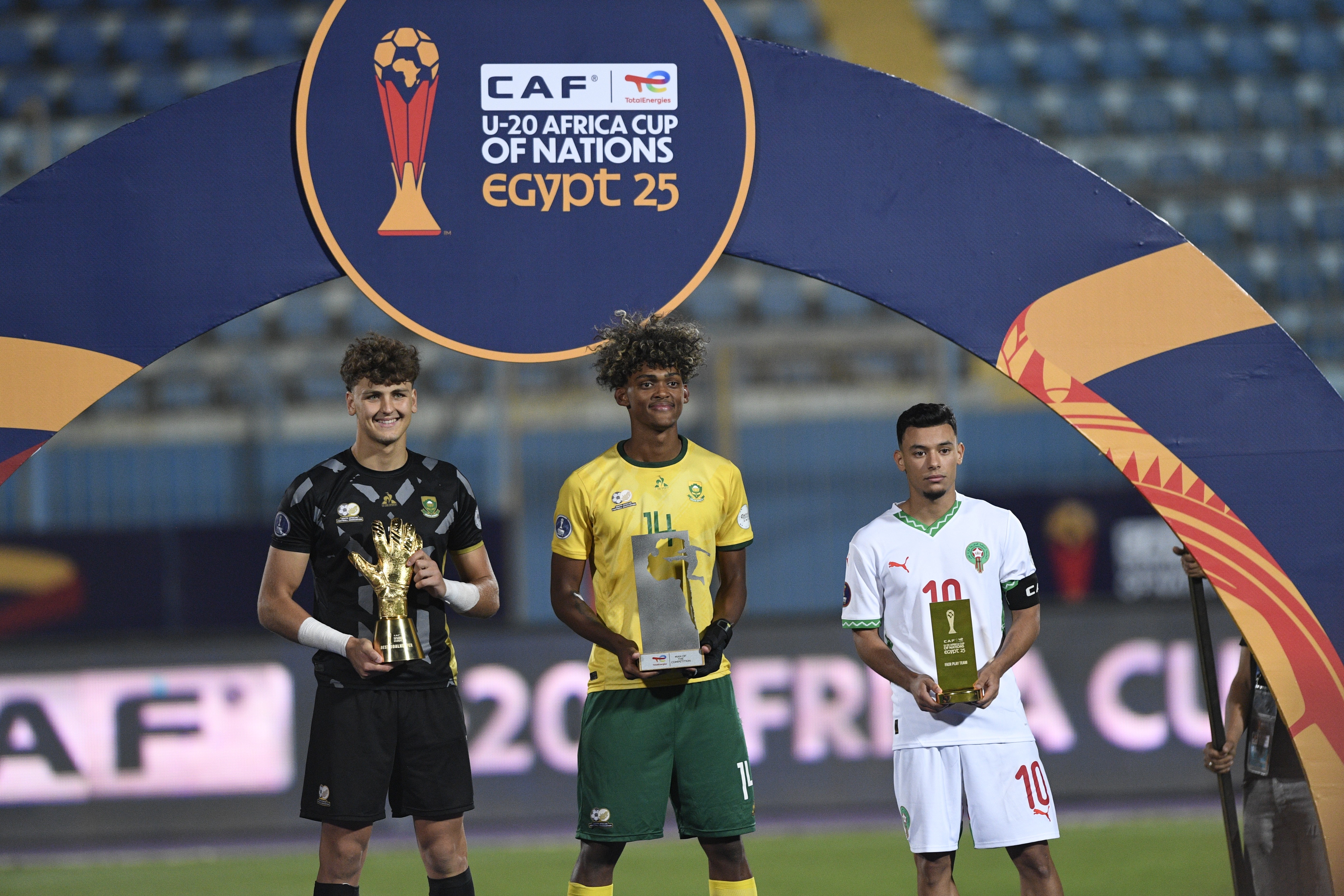 كأس أمم إفريقيا تحت 20 سنة توتال إنيرجيز مصر 2025: سيطرة واضحة لمنتخب جنوب إفريقيا على التشكيلة المثالية 