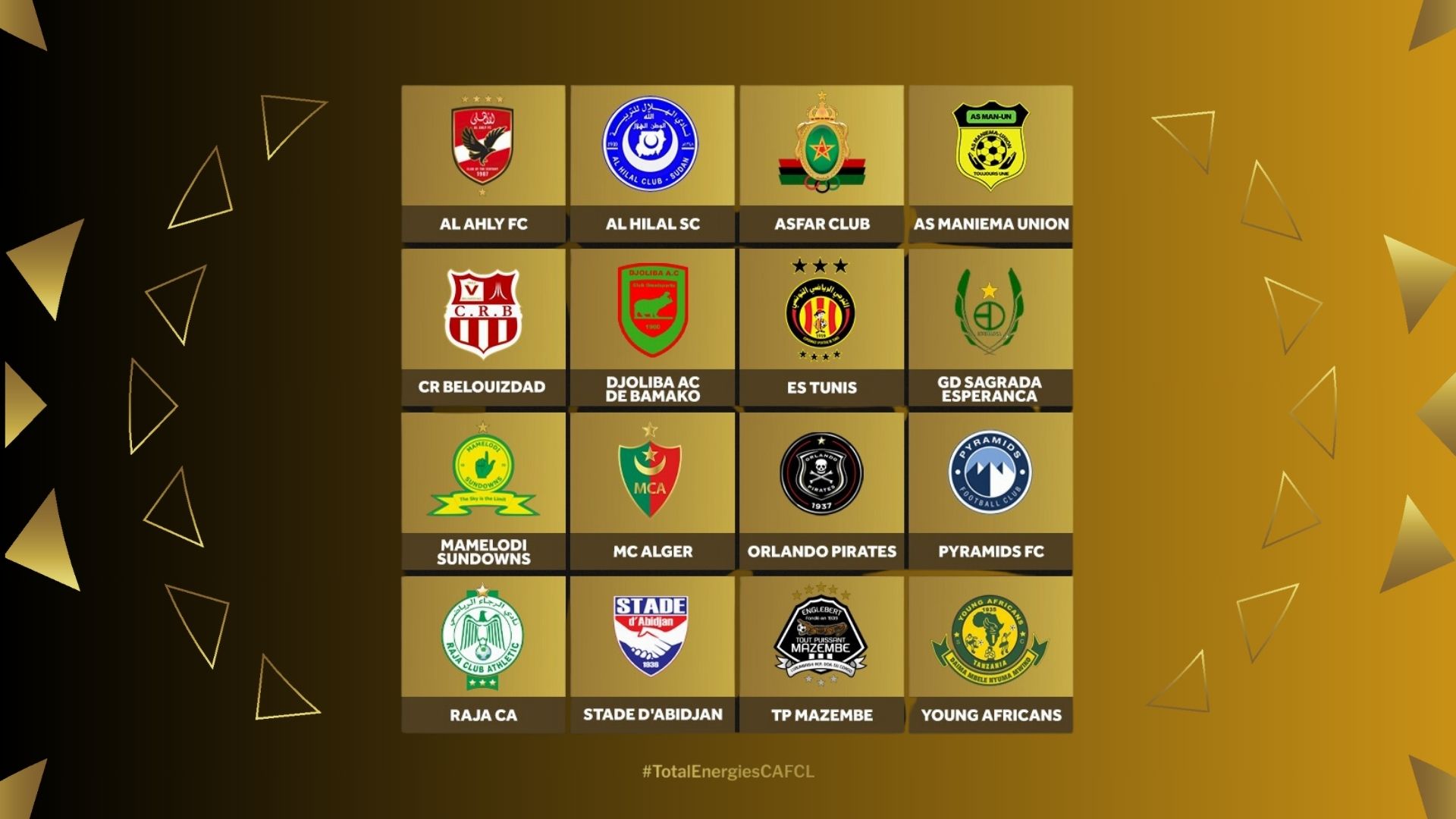 Top African Clubs Qualify for TotalEnergies CAF Champions League Group Stage 